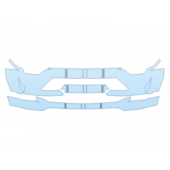 PAINT PROTECTION KIT - 2023 FORD F-150 SHELBY BUMPER W/STRIPES - PRECUT PPF CLEAR BRA WRAP