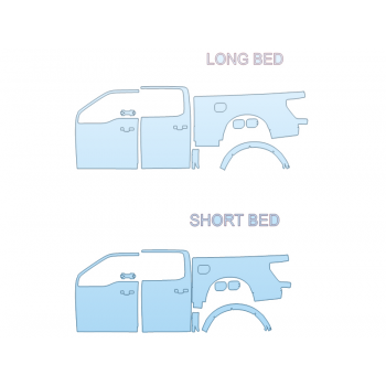 PAINT PROTECTION KIT - 2023 FORD F-150 SHELBY DRIVER SIDE - PRECUT PPF CLEAR BRA WRAP