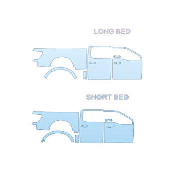 PAINT PROTECTION KIT - 2023 FORD F-150 SHELBY PASSENGER SIDE - PRECUT PPF CLEAR BRA WRAP