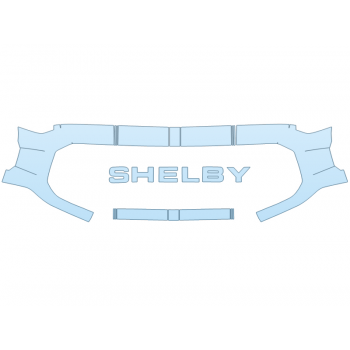 Precut PPF Kit – Clear Bra Paint Protection Film PAINT PROTECTION KIT - 2023 FORD F-150 SHELBY GRILL W/STRIPES - PRECUT PPF CLEAR BRA WRAP