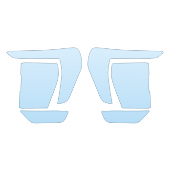 PAINT PROTECTION KIT - 2023 FORD F-150 SHELBY HEADLIGHTS FOGLIGHTS - PRECUT PPF CLEAR BRA WRAP