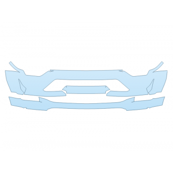 PAINT PROTECTION KIT - 2023 FORD F-150 SHELBY SUPER SNAKE BUMPER - PRECUT PPF CLEAR BRA WRAP