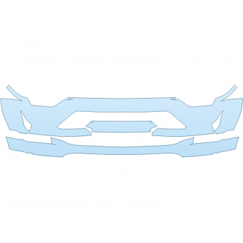 PAINT PROTECTION KIT - 2023 FORD F-150 SHELBY SUPER SNAKE SPORT BUMPER - PRECUT PPF CLEAR BRA WRAP