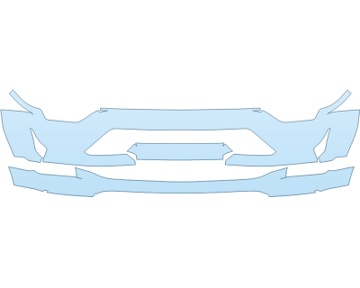 PAINT PROTECTION KIT - 2023 FORD F-150 SHELBY SUPER SNAKE SPORT BUMPER - PRECUT PPF CLEAR BRA WRAP