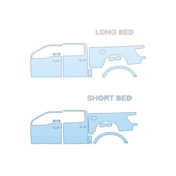 Precut PPF Kit – Clear Bra Paint Protection Film PAINT PROTECTION KIT - 2023 FORD F-150 SHELBY SUPER SNAKE SPORT DRIVER SIDE - PRECUT PPF CLEAR BRA WRAP