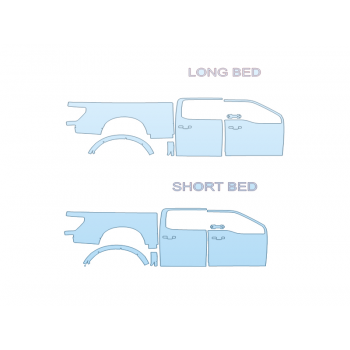 Precut PPF Kit – Clear Bra Paint Protection Film PAINT PROTECTION KIT - 2023 FORD F-150 SHELBY SUPER SNAKE SPORT PASSENGER SIDE - PRECUT PPF CLEAR BRA WRAP