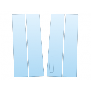 PAINT PROTECTION KIT - 2023 FORD F-150 SHELBY SUPER SNAKE SPORT B PILLARS - PRECUT PPF CLEAR BRA WRAP