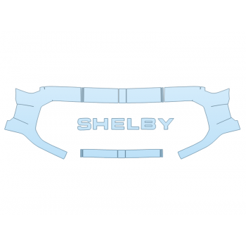 Precut PPF Kit – Clear Bra Paint Protection Film PAINT PROTECTION KIT - 2023 FORD F-150 SHELBY SUPER SNAKE SPORT GRILL W/STRIPES - PRECUT PPF CLEAR BRA WRAP