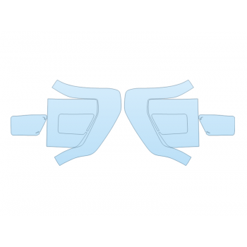 PAINT PROTECTION KIT - 2023 FORD F-150 SHELBY SUPER SNAKE SPORT TAIL LIGHTS - PRECUT PPF CLEAR BRA WRAP