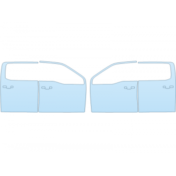 PAINT PROTECTION KIT - 2023 FORD F-150 LIGHTNING LARIAT FULL DOORS - PRECUT PPF CLEAR BRA WRAP