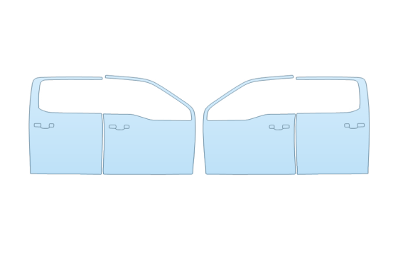 Precut PPF Kit – Clear Bra Paint Protection Film PAINT PROTECTION KIT - 2027 FORD F-150 LIGHTNING LARIAT FULL DOORS - PRECUT PPF CLEAR BRA WRAP
