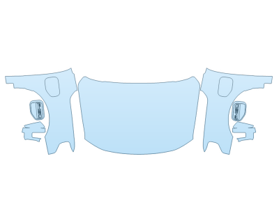 Precut PPF Kit – Clear Bra Paint Protection Film PAINT PROTECTION KIT - 2023 FORD F-150 LIGHTNING LARIAT FULL HOOD FENDERS MIRRORS - PRECUT PPF CLEAR BRA WRAP