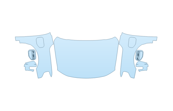 Precut PPF Kit – Clear Bra Paint Protection Film PAINT PROTECTION KIT - 2027 FORD F-150 LIGHTNING LARIAT FULL HOOD FENDERS MIRRORS - PRECUT PPF CLEAR BRA WRAP