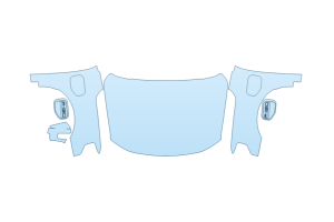 2027 FORD F-150 LIGHTNING LARIAT FULL HOOD FENDERS MIRRORS(WRAPPED EDGES)