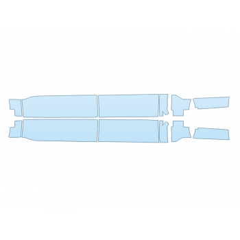 PAINT PROTECTION KIT - 2023 FORD F-150 LIGHTNING LARIAT ROCKERS - PRECUT PPF CLEAR BRA WRAP