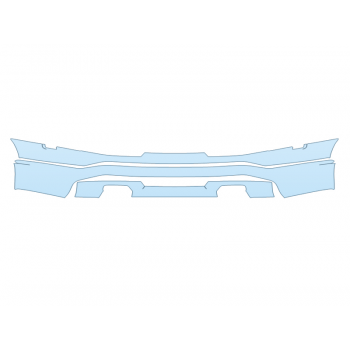 PAINT PROTECTION KIT - 2023 FORD F-150 LIGHTNING PLATINUM BUMPER - PRECUT PPF CLEAR BRA WRAP