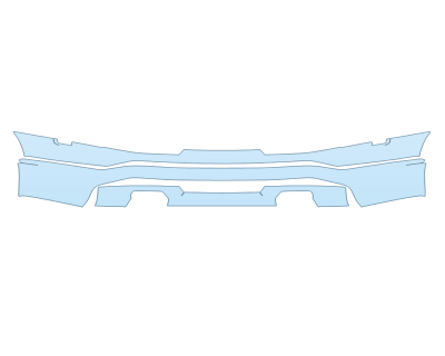 PAINT PROTECTION KIT - 2023 FORD F-150 LIGHTNING PLATINUM BUMPER - PRECUT PPF CLEAR BRA WRAP