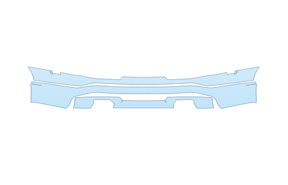 Precut PPF Kit – Clear Bra Paint Protection Film PAINT PROTECTION KIT - 2027 FORD F-150 LIGHTNING PLATINUM BUMPER - PRECUT PPF CLEAR BRA WRAP