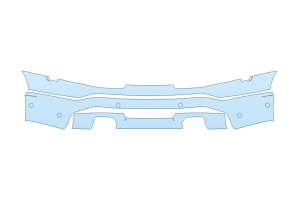 2027 FORD F-150 LIGHTNING PLATINUM BUMPER WITH SENSORS
