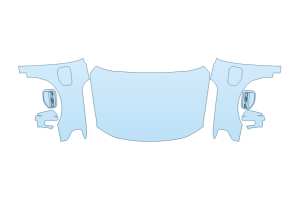 2027 FORD F-150 LIGHTNING PLATINUM FULL HOOD FENDERS MIRRORS