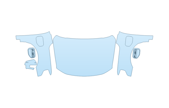 Precut PPF Kit – Clear Bra Paint Protection Film PAINT PROTECTION KIT - 2027 FORD F-150 LIGHTNING PLATINUM FULL HOOD FENDERS MIRRORS(WRAPPED EDGES) - PRECUT PPF CLEAR BRA WRAP
