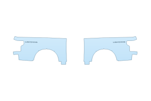 2027 FORD F-150 LIGHTNING PLATINUM REAR FULL FENDERS