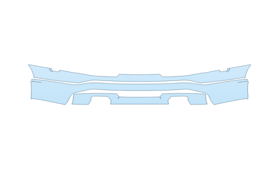 PAINT PROTECTION KIT - 2027 FORD F-150 LIGHTNING PRO BUMPER - PRECUT PPF CLEAR BRA WRAP