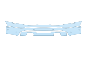 2027 FORD F-150 LIGHTNING PRO BUMPER WITH SENSORS
