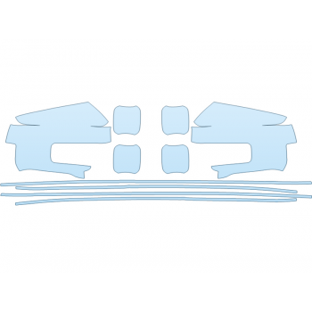 PAINT PROTECTION KIT - 2023 FORD F-150 LIGHTNING PRO MIRRORS DOOR CUPS DOOR EDGES - PRECUT PPF CLEAR BRA WRAP