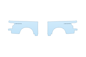 2027 FORD F-150 LIGHTNING PRO REAR FULL FENDERS