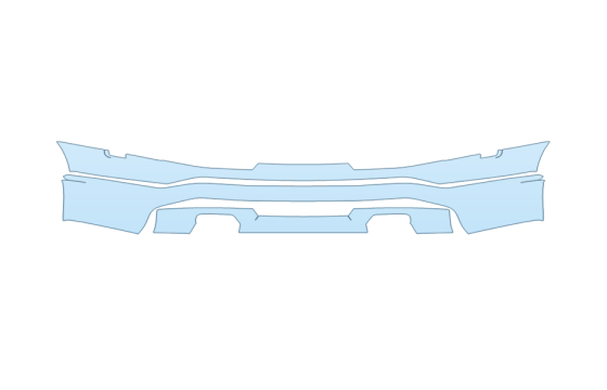 Precut PPF Kit – Clear Bra Paint Protection Film PAINT PROTECTION KIT - 2027 FORD F-150 LIGHTNING XLT BUMPER - PRECUT PPF CLEAR BRA WRAP