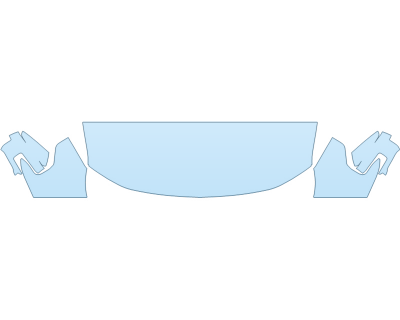 PAINT PROTECTION KIT - 2023 FORD F-150 LIGHTNING XLT HOOD FENDERS MIRRORS 24 INCH (WRAPPED EDGES) - PRECUT PPF CLEAR BRA WRAP