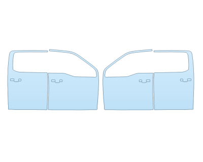 PAINT PROTECTION KIT - 2023 FORD F-150 LIGHTNING XLT FULL DOORS - PRECUT PPF CLEAR BRA WRAP