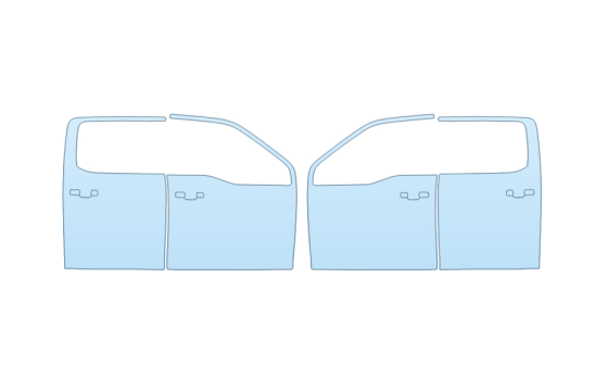 PAINT PROTECTION KIT - 2027 FORD F-150 LIGHTNING XLT FULL DOORS - PRECUT PPF CLEAR BRA WRAP