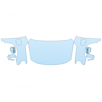 PAINT PROTECTION KIT - 2023 FORD F-150 LIGHTNING XLT FULL HOOD FENDERS MIRRORS - PRECUT PPF CLEAR BRA WRAP