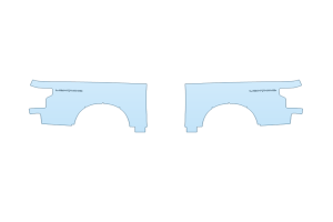 2027 FORD F-150 LIGHTNING XLT REAR FULL FENDERS