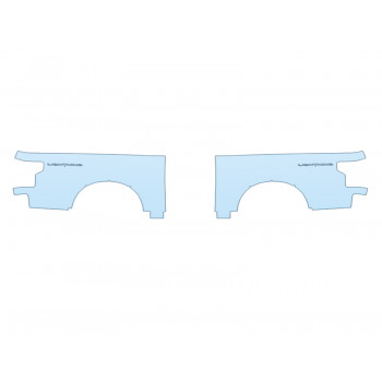 Precut PPF Kit – Clear Bra Paint Protection Film PAINT PROTECTION KIT - 2023 FORD F-150 LIGHTNING XLT REAR FULL FENDERS - PRECUT PPF CLEAR BRA WRAP