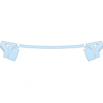 PAINT PROTECTION KIT - 2023 FORD F-150 LIGHTNING XLT HEADLIGHTS - PRECUT PPF CLEAR BRA WRAP