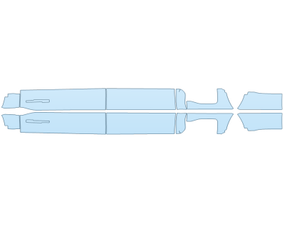 Precut PPF Kit – Clear Bra Paint Protection Film PAINT PROTECTION KIT - 2023 FORD F-250 SUPER DUTY PLATINUM ROCKERS 6.75 FOOT BED - PRECUT PPF CLEAR BRA WRAP