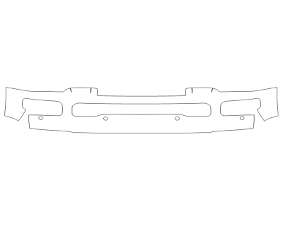 2023 FORD F-450 SUPER DUTY KING RANCH BUMPER WITH SENSORS