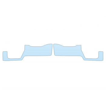PAINT PROTECTION KIT - 2023 FORD F-450 SUPER DUTY XL REAR BUMPER - PRECUT PPF CLEAR BRA WRAP