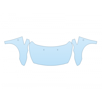 Precut PPF Kit – Clear Bra Paint Protection Film PAINT PROTECTION KIT - 2023 FORD TRANSIT CONNECT TITANIUM FULL HOOD FENDERS MIRRORS(WRAPPED EDGES) - PRECUT PPF CLEAR BRA WRAP