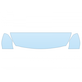 PAINT PROTECTION KIT - 2023 FORD TRANSIT CONNECT XLT HOOD FENDERS MIRRORS 18 INCH - PRECUT PPF CLEAR BRA WRAP