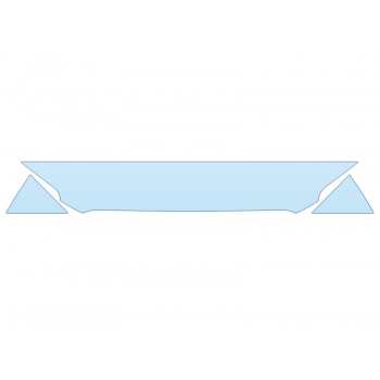 PAINT PROTECTION KIT - 2023 FORD TRANSIT XLT 250 HIGH ROOF LONG HOOD FENDERS MIRRORS 12 INCH - PRECUT PPF CLEAR BRA WRAP