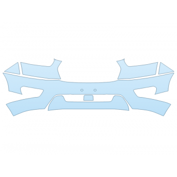 PAINT PROTECTION KIT - 2023 FORD TRANSIT XLT 250 MID ROOF LONG BUMPER - PRECUT PPF CLEAR BRA WRAP