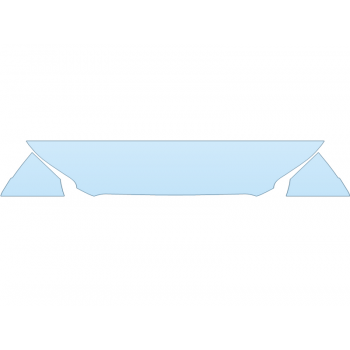 PAINT PROTECTION KIT - 2023 FORD TRANSIT XLT 250 MID ROOF LONG HOOD FENDERS MIRRORS 18 INCH - PRECUT PPF CLEAR BRA WRAP
