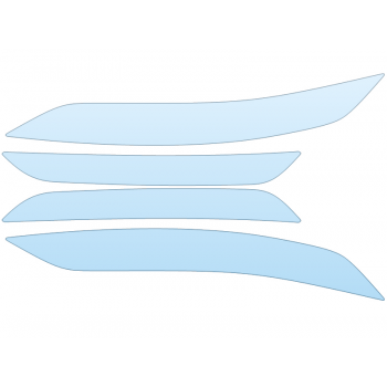 PAINT PROTECTION KIT - 2023 GENESIS GV60 ADVANCED HEADLIGHTS - PRECUT PPF CLEAR BRA WRAP