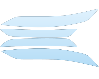 Precut PPF Kit – Clear Bra Paint Protection Film PAINT PROTECTION KIT - 2023 GENESIS GV60 ADVANCED HEADLIGHTS - PRECUT PPF CLEAR BRA WRAP