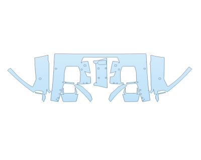 Precut PPF Kit – Clear Bra Paint Protection Film PAINT PROTECTION KIT - 2023 GMC HUMMER EV PICKUP REAR BUMPER - PRECUT PPF CLEAR BRA WRAP