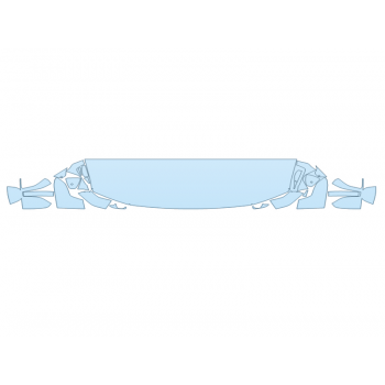 PAINT PROTECTION KIT - 2023 GMC HUMMER EV PICKUP HOOD FENDERS MIRRORS 24 INCH (WRAPPED EDGES) - PRECUT PPF CLEAR BRA WRAP